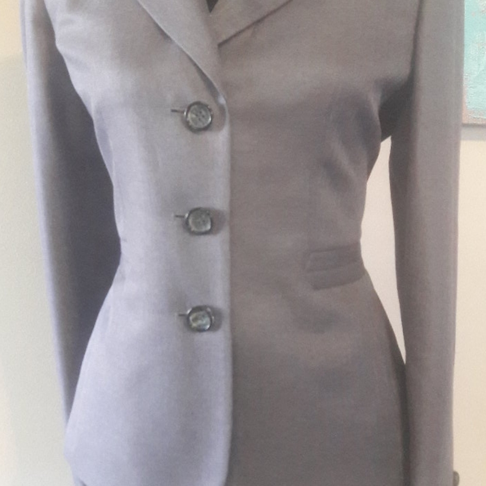 Jones New York/ Grey/ Career Blazer - Picture 4 of 11